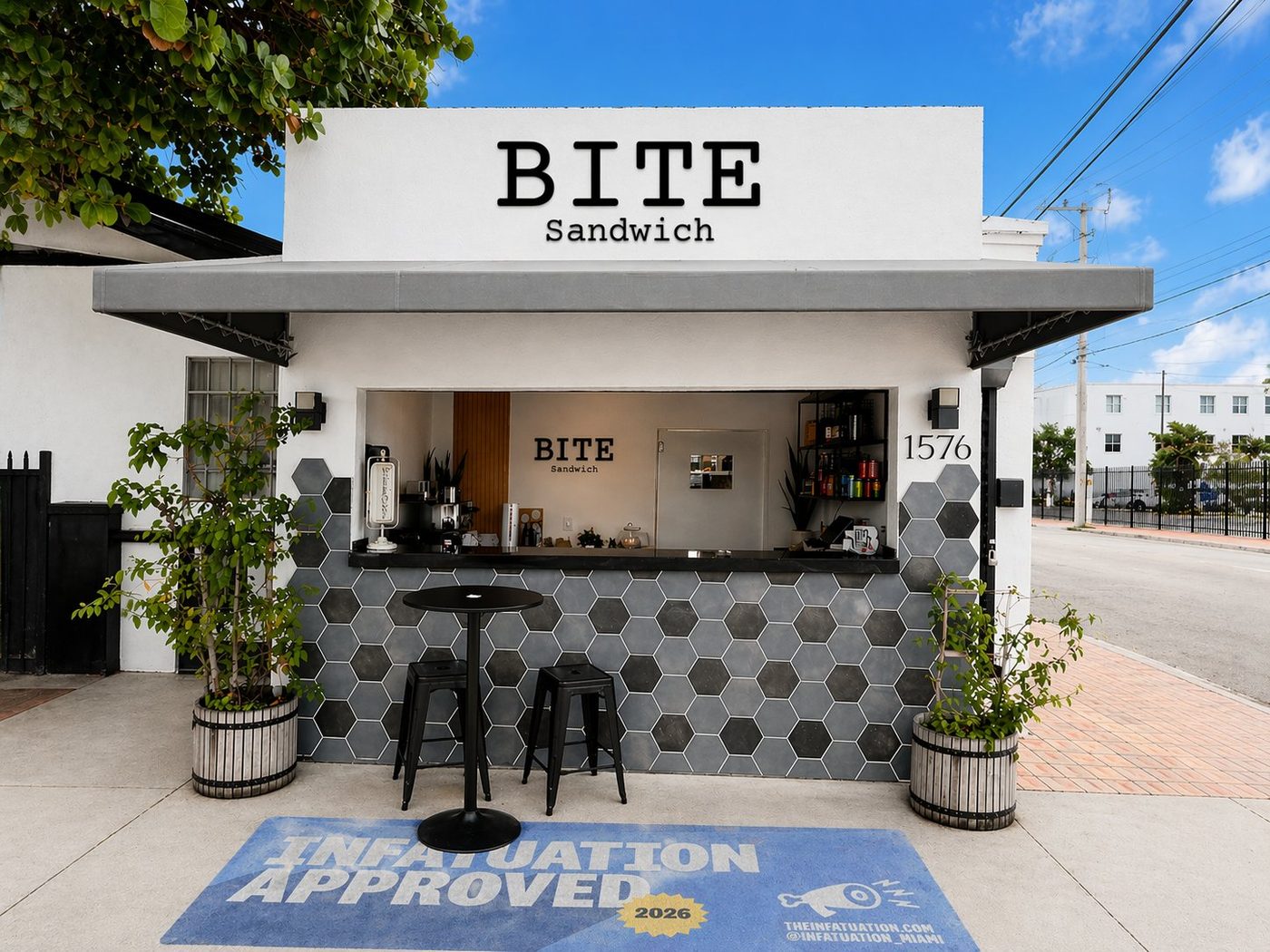 BITE Sandwich Infatuation Approved 2026 storefront in Miami